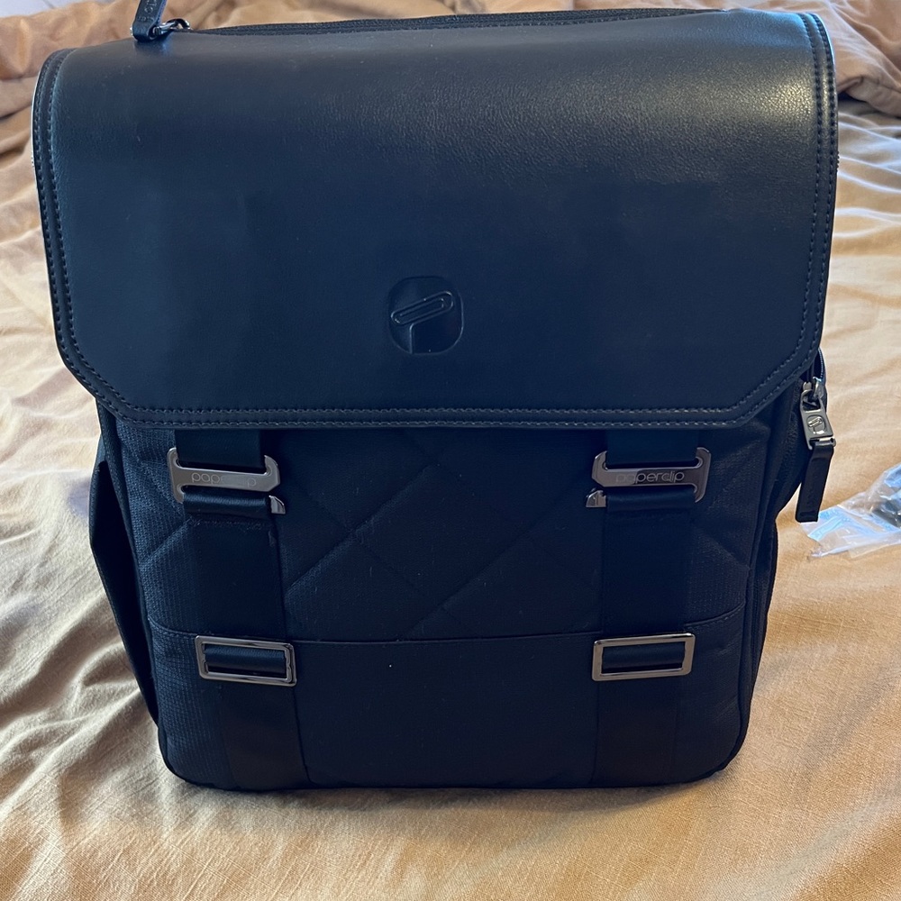 NWOT black diaper bag